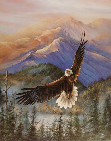 Purple Mountain Magesties by artist Larry Martin